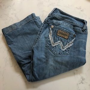Premium Patch Distressed Bling Wranglers